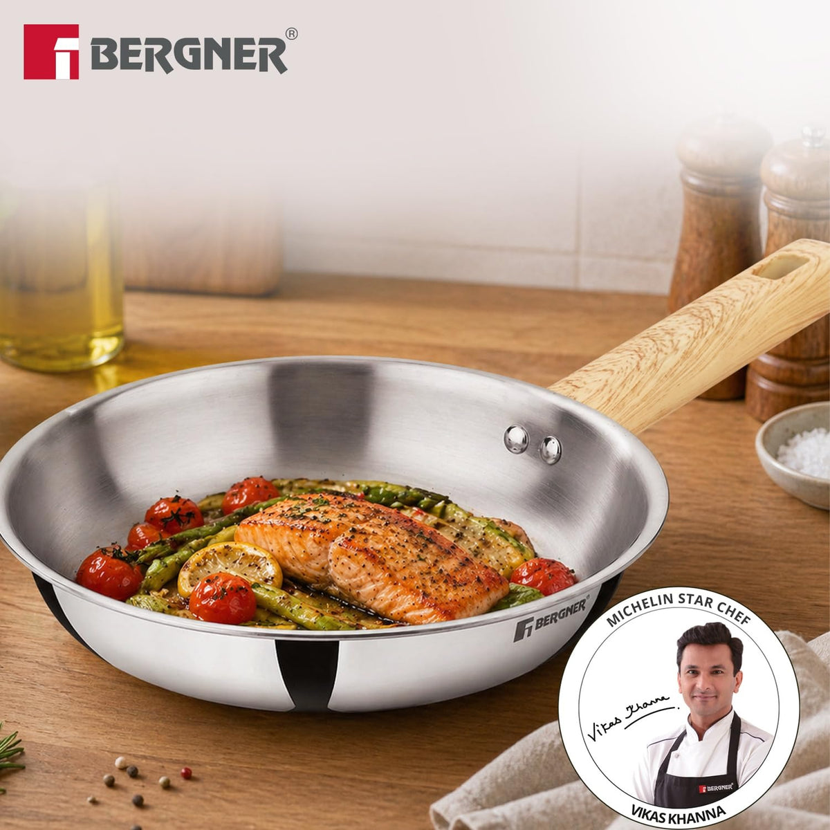 Berger TRI-Oak Frypan