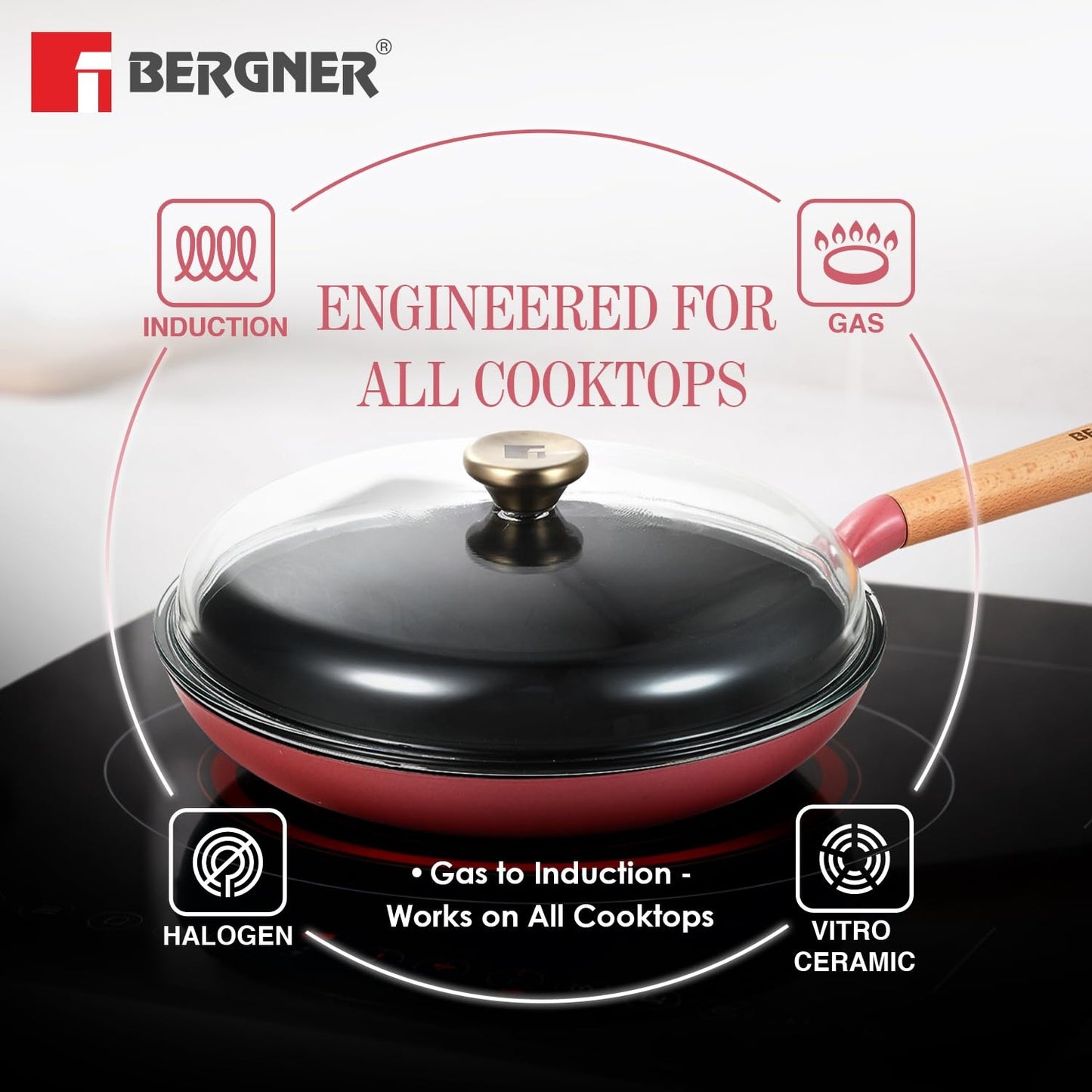 Berger Excalibur Frypan with Lid