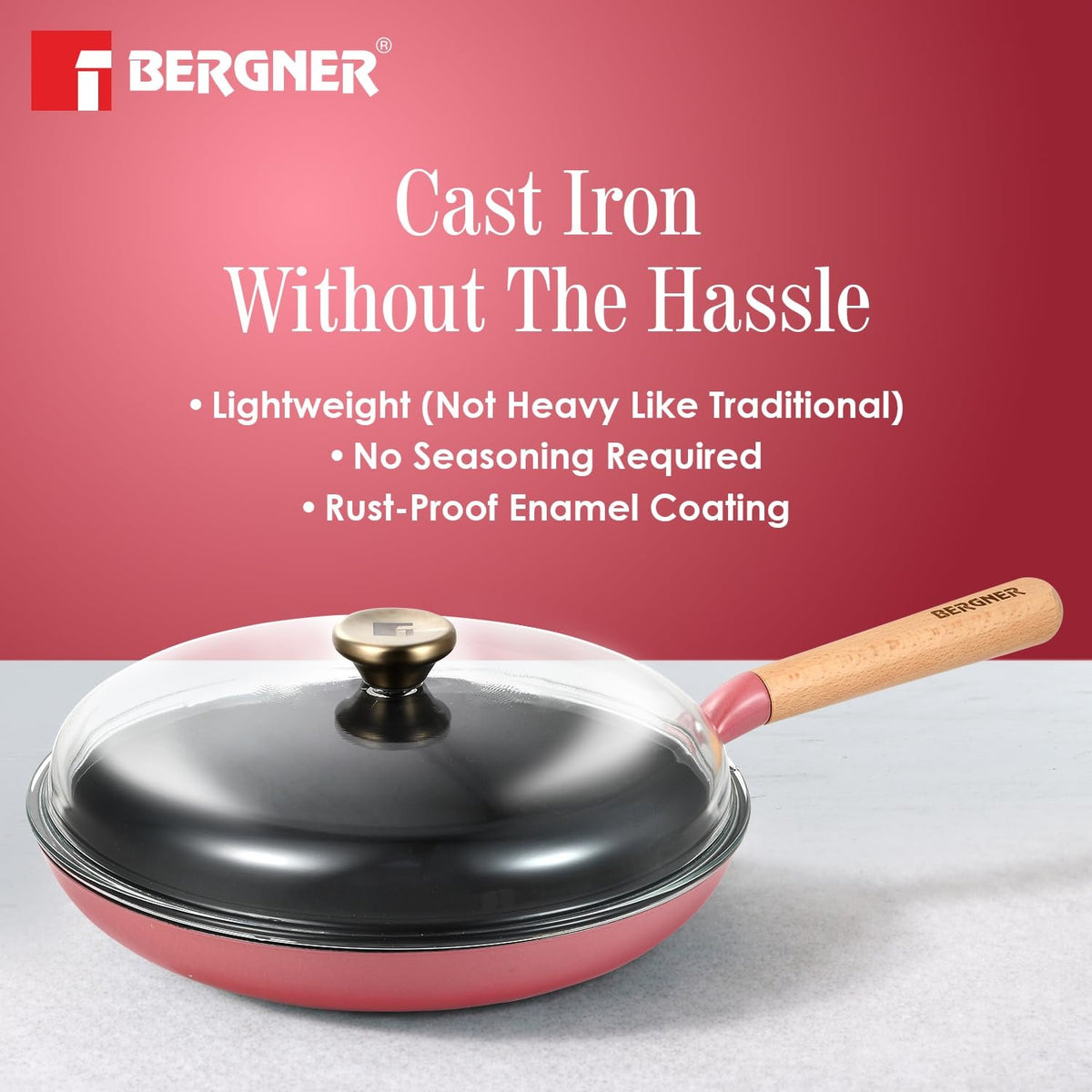 Berger Excalibur Frypan with Lid