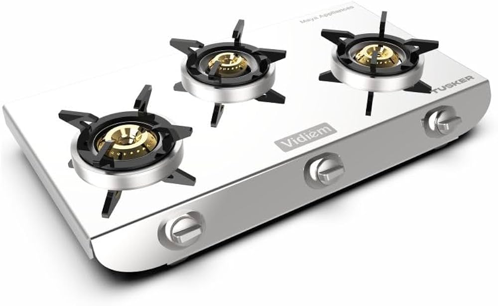 Vidiem Tusker SS Miniature Stove, Toy Stove for Kids, Mini Stainless Steel Stove for Kids, (MINIATURE)