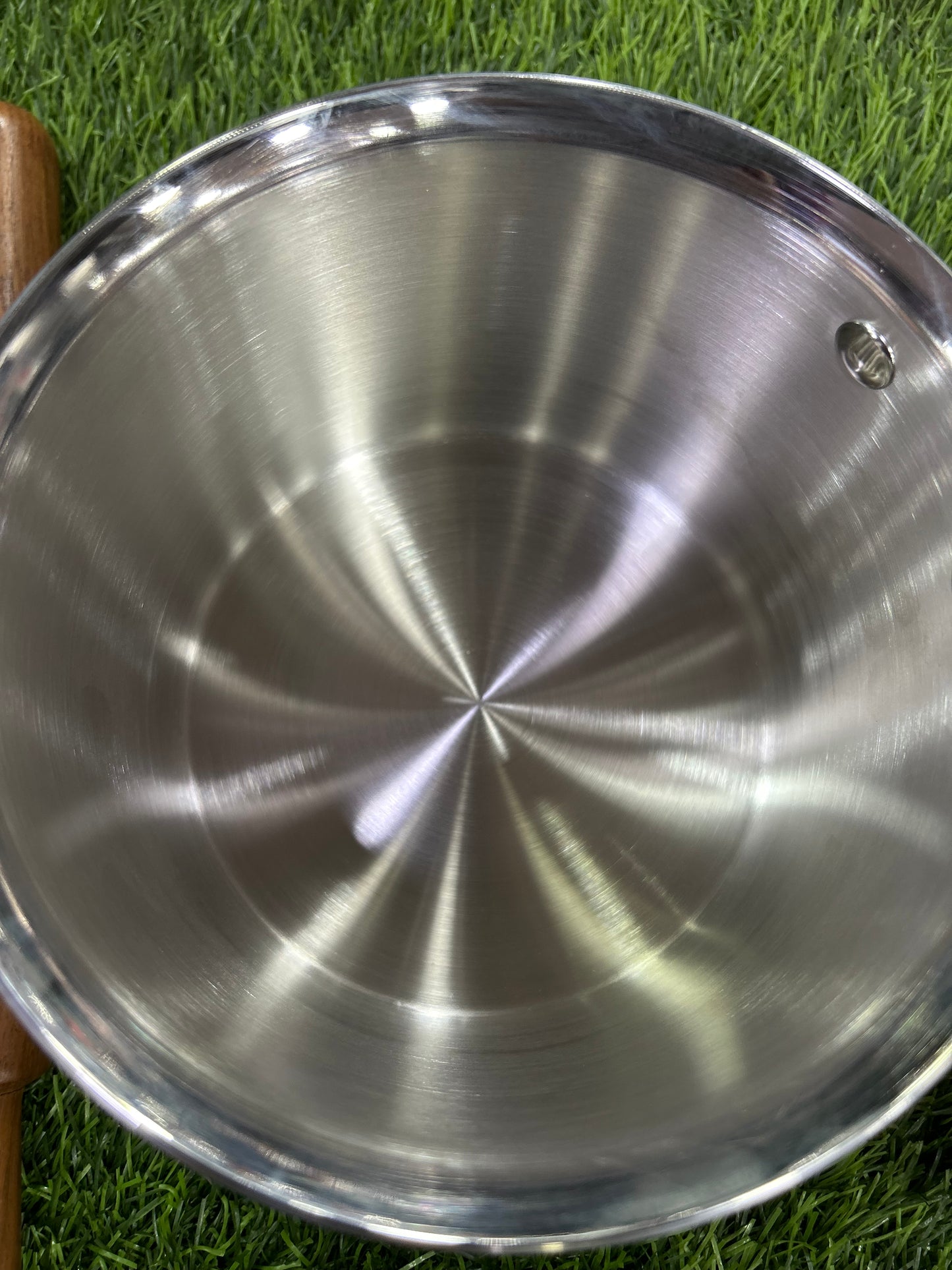CHEFTONE MUDDE PAN Triply 16 cm / 2.45 Liter Stainless Steel Sauce Pan with SS 304 Lid | Healthy, Non Toxic | Milk Pan/Tea Pan | Induction Friendly | Stay Cool Handle | 5 Year Warranty.Free mudde kol .1 pcs