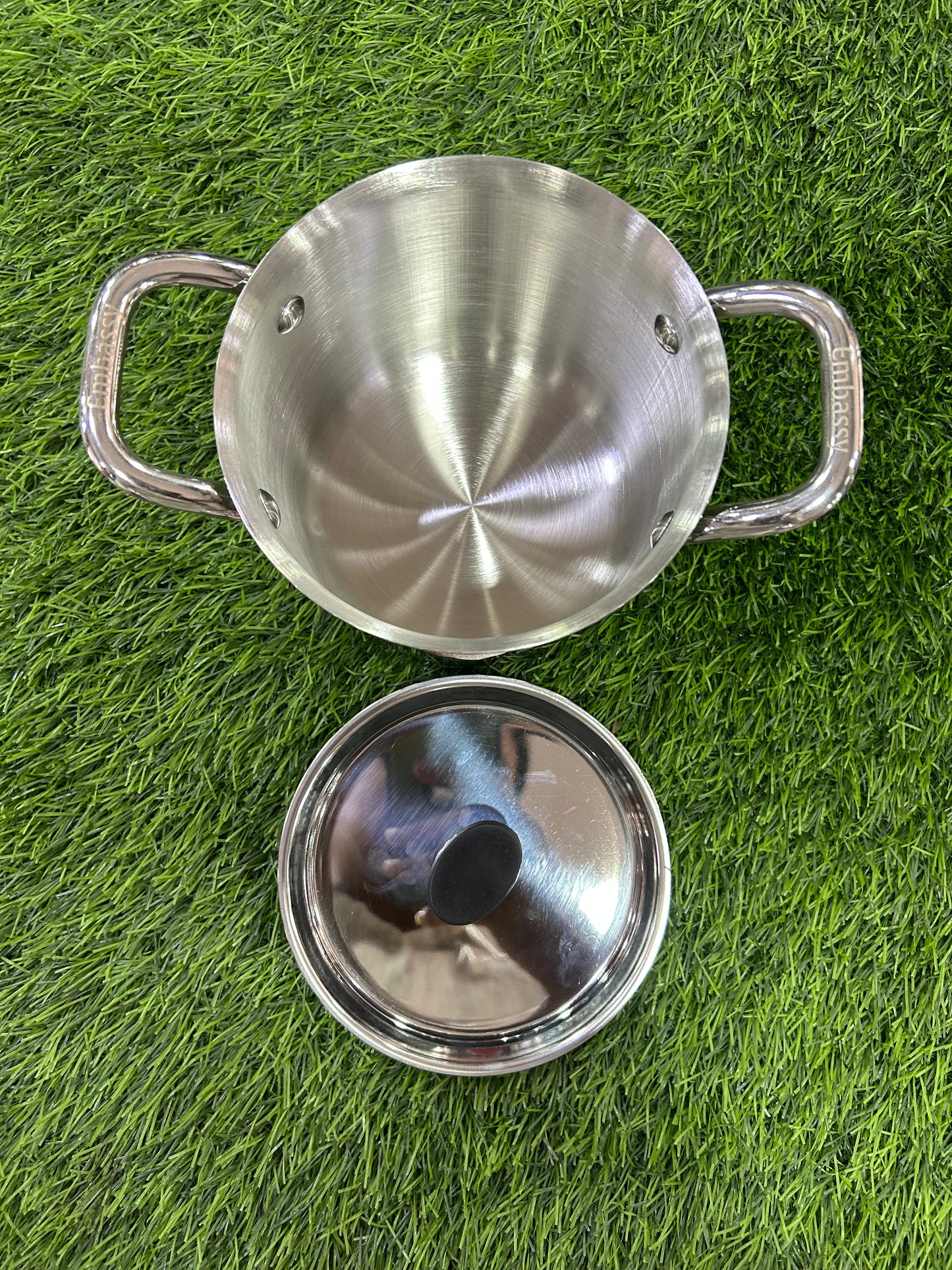 Embassy ICB Stock Pot / Multi Pot – 12 cm | 1.5 Litre |with lid|milk pot|
