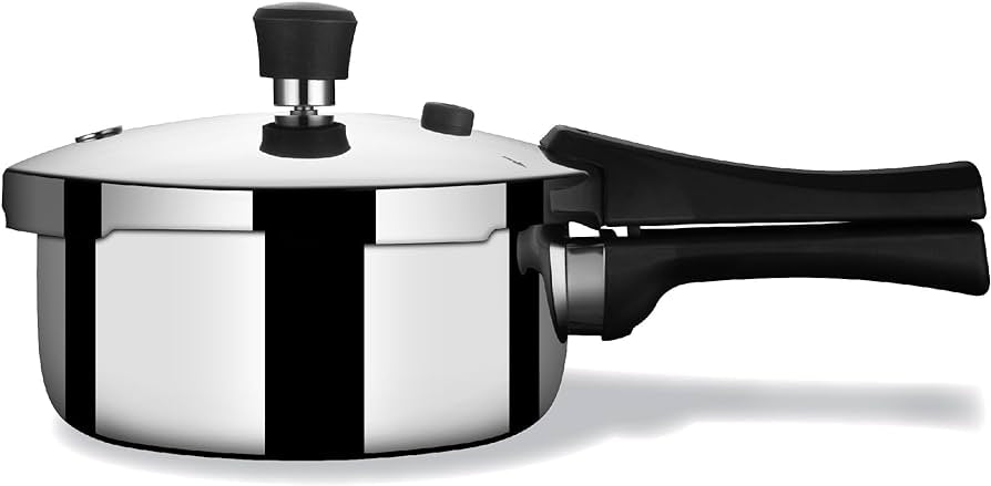 Stahl Xpress Cooker Triply Pressure Cooker Broad, Induction Cooker, Outer Lid pressure cooker 2.5 L, Induction & Gas Stove Compatible, 5 Years Warranty