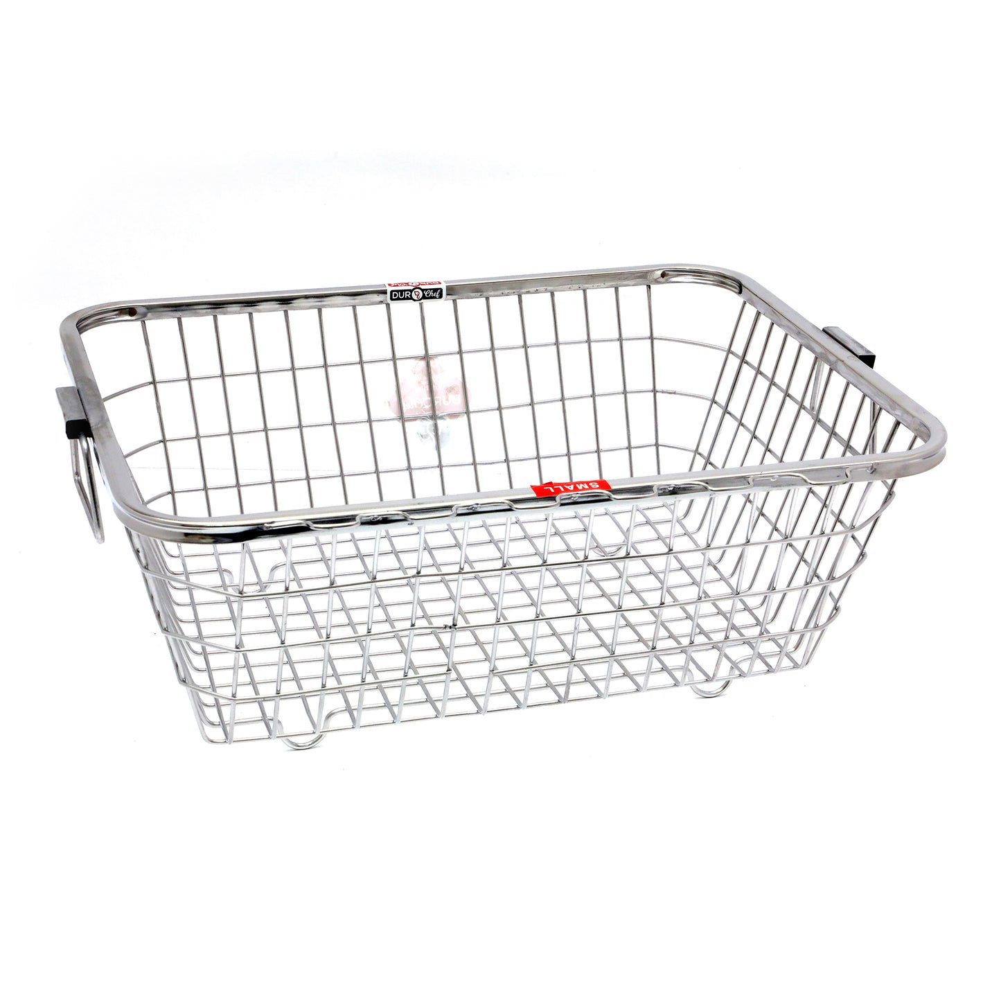 DuroChef ECODRYRACK Wire Storage Basket, Stainless Steel, Large Rectangular Kitchen Organiser