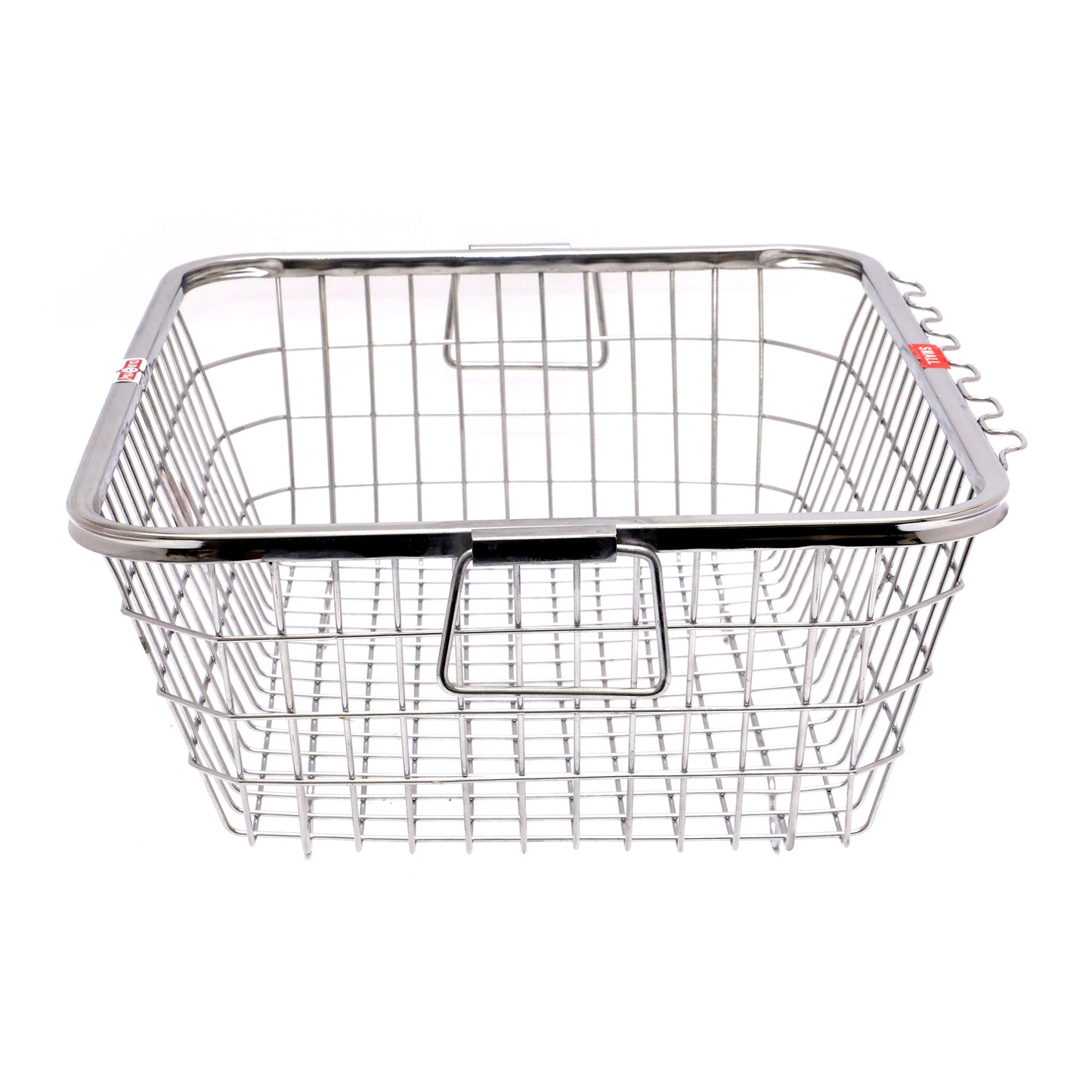 DuroChef ECODRYRACK Wire Storage Basket, Stainless Steel, Large Rectangular Kitchen Organiser