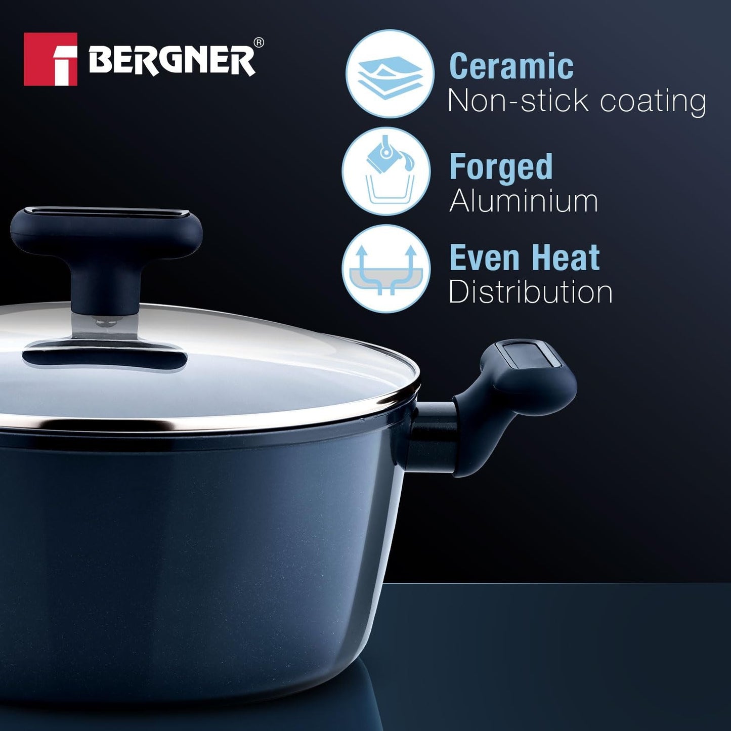 Berger Jade Casserole With Lid