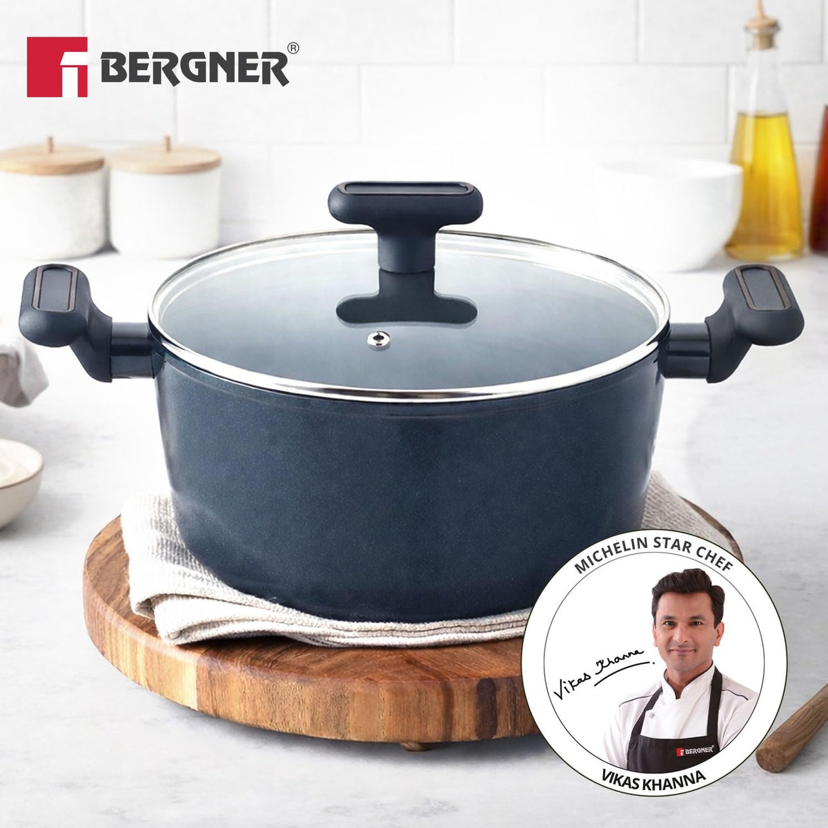 Berger Jade Casserole With Lid