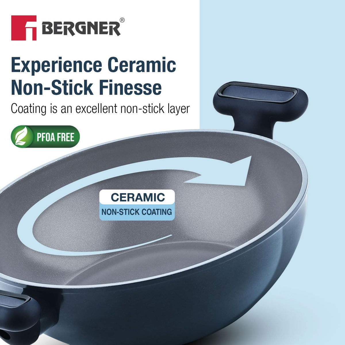 Berger Jade Kadai With Lid