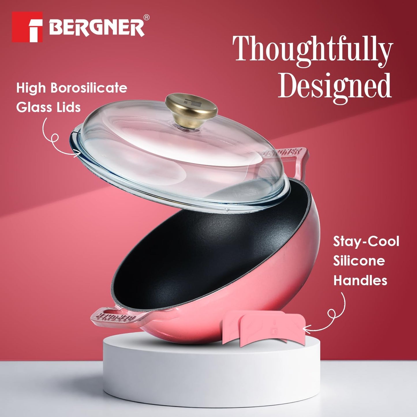 Berger Excalibur Kadhai with Lid