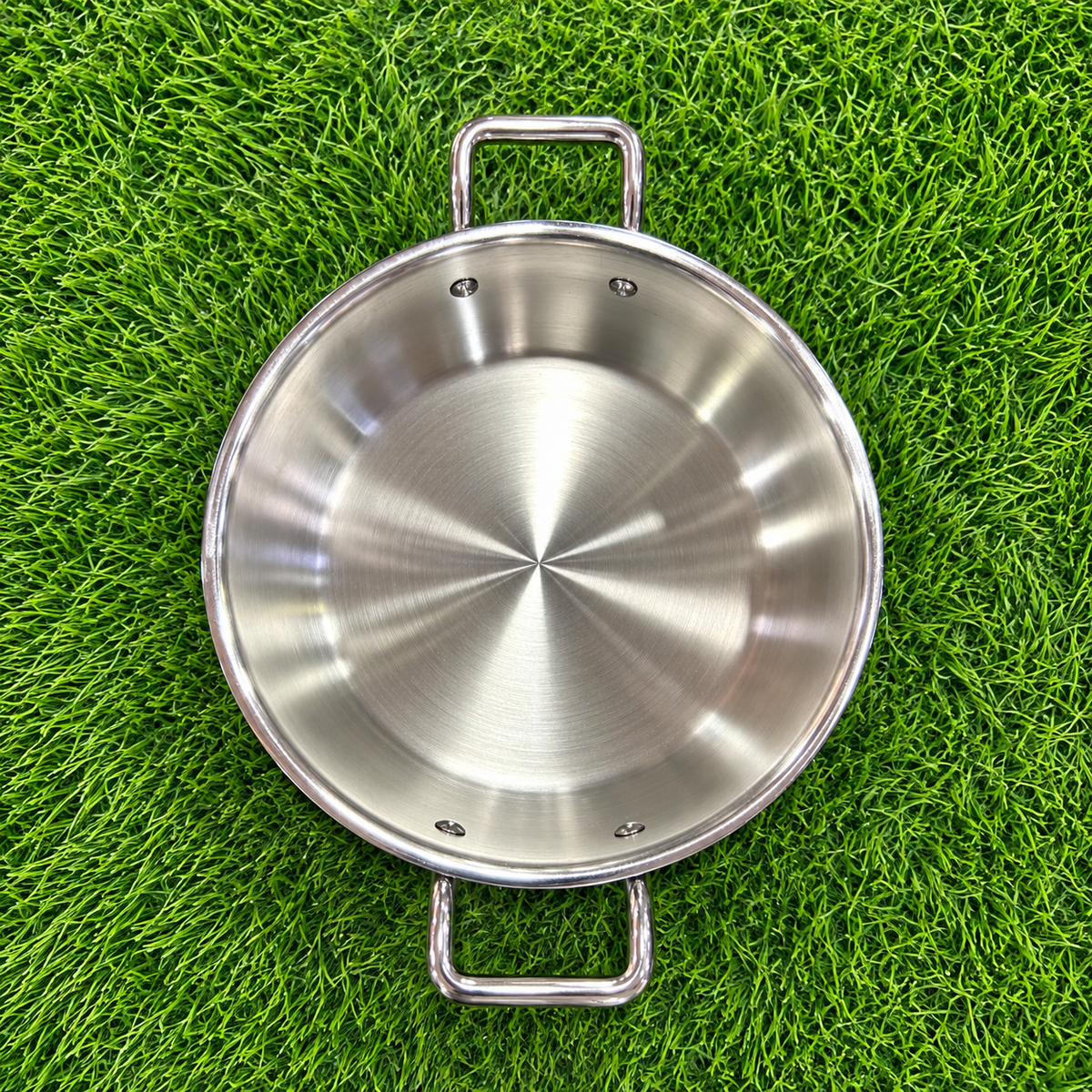 Chef Tone Triply Lagdi Pot With SS Wire Handle Regular Series