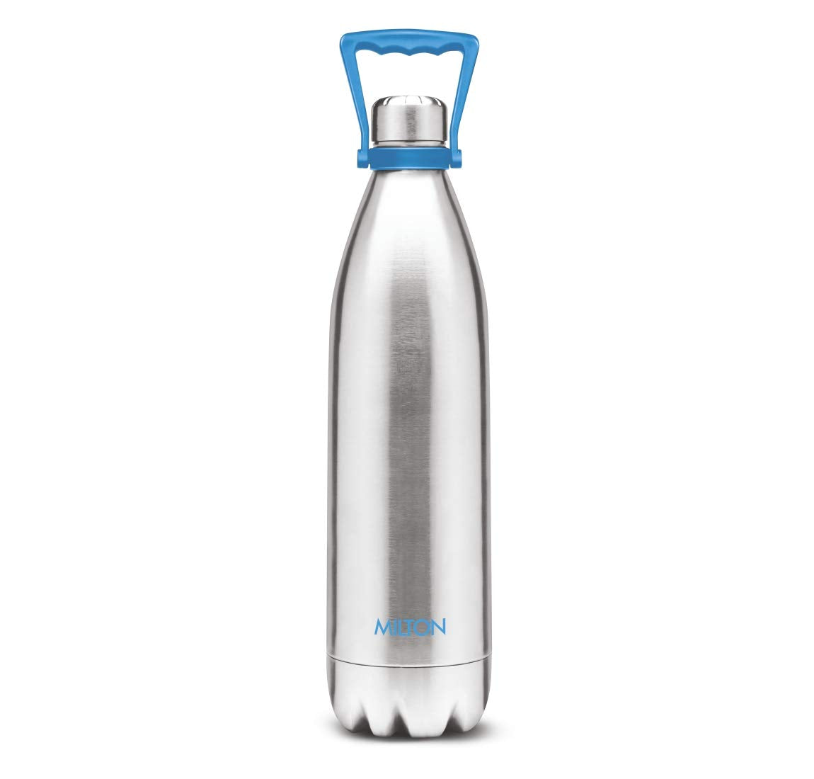 MILTON Duo DLX Thermosteel Bottle, Water Bottles, 24 Hours Hot and Cold, Easy to Carry, Easy Grip, Rust Proof, Tea, Coffee, Office, Travel Bottle, Silver