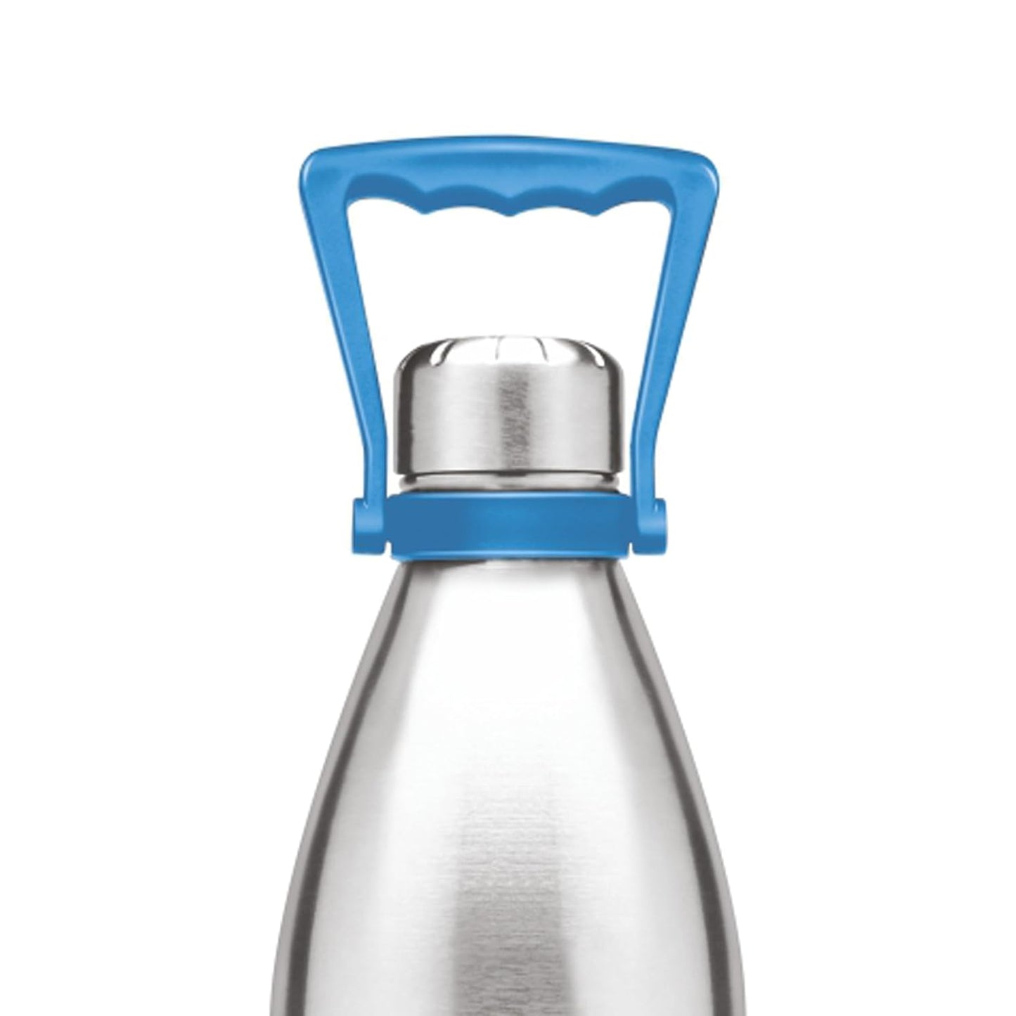 MILTON Duo DLX Thermosteel Bottle, Water Bottles, 24 Hours Hot and Cold, Easy to Carry, Easy Grip, Rust Proof, Tea, Coffee, Office, Travel Bottle, Silver