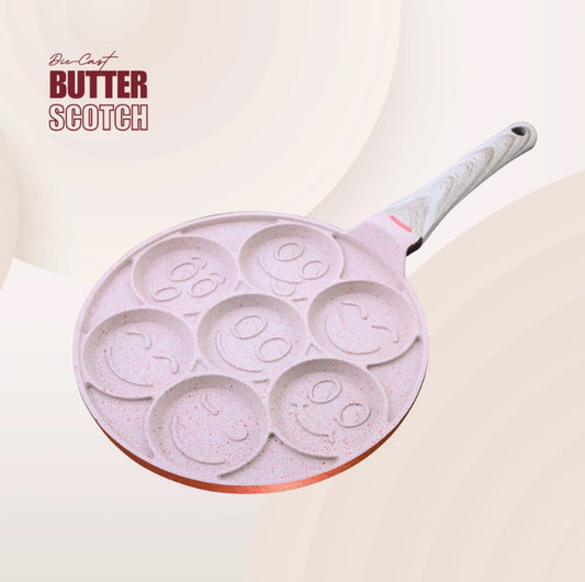 MACclite Butter Scotch Die Cast Non Stick (Triumph series) Tawa 7 cavity, Induction Base