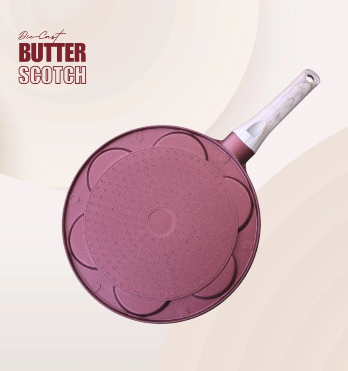 MACclite Butter Scotch Die Cast Non Stick (Triumph series) Tawa 7 cavity, Induction Base