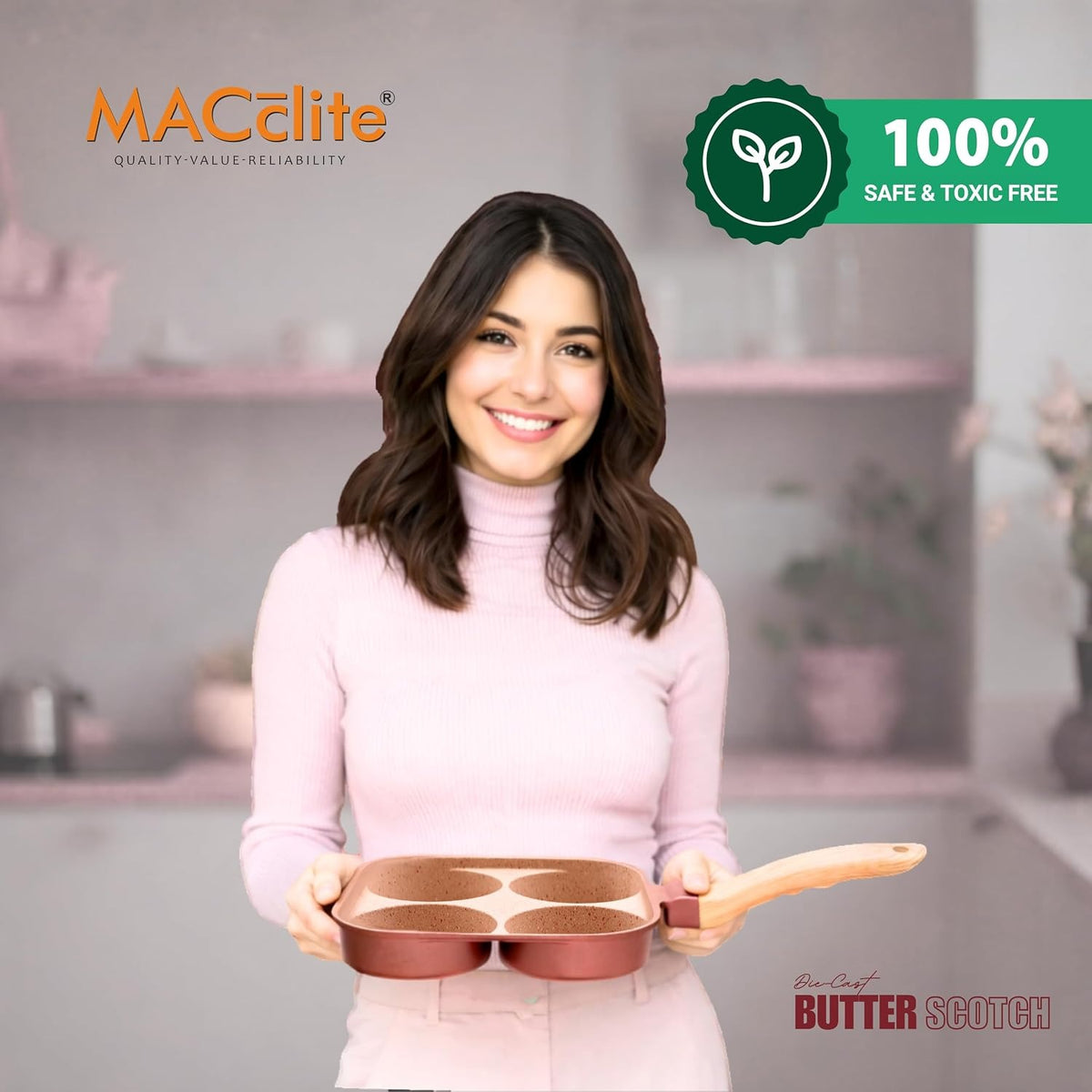 Macclite Breakfast Cutlet Pan Butter Scotch