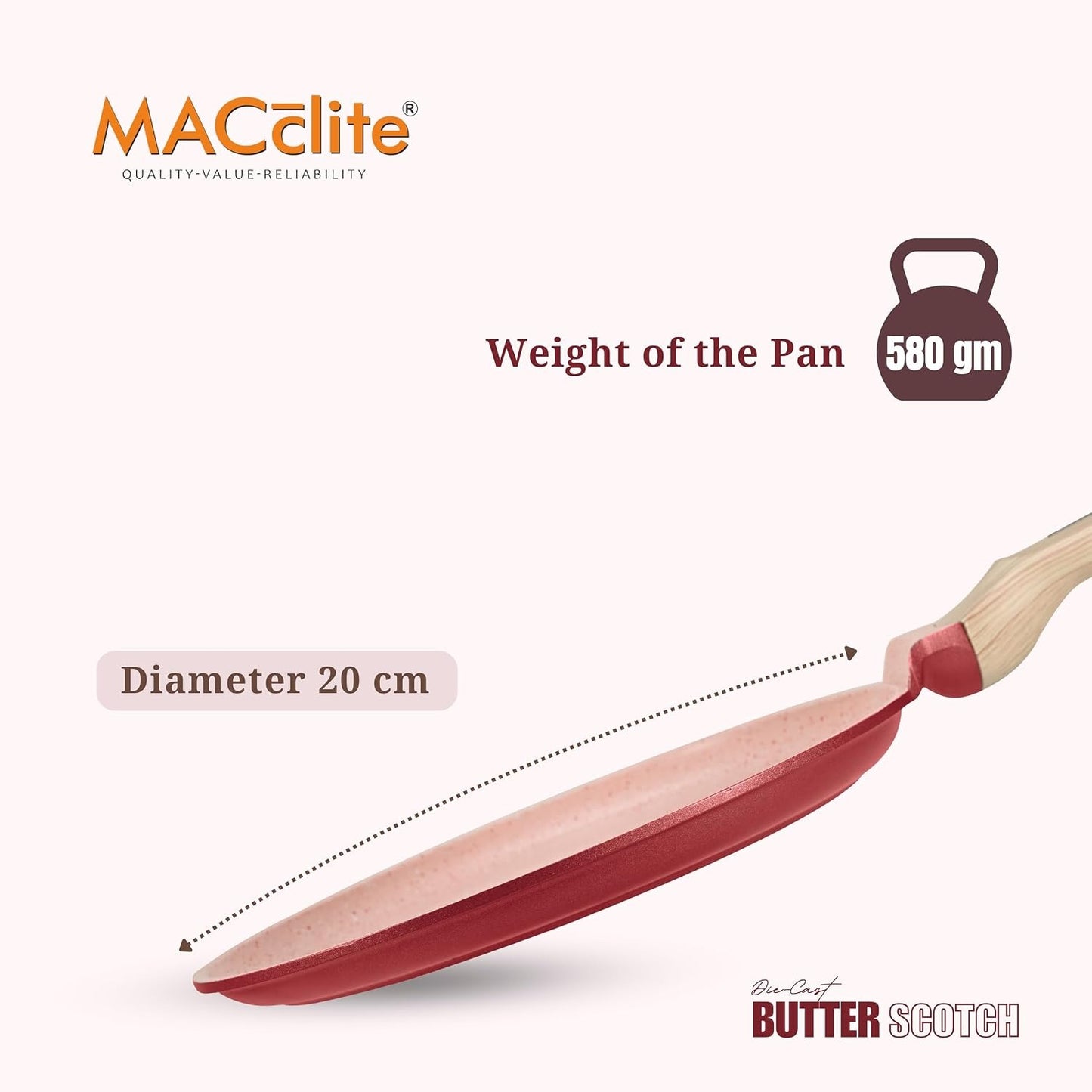 Macclite Triumph Tawa Butter Scotch