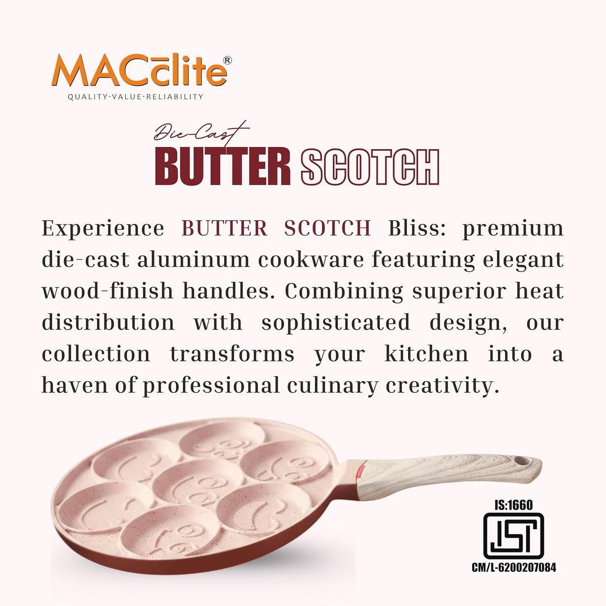 Macclite Uttappam / Pan Cake Tawa Butter Scotch