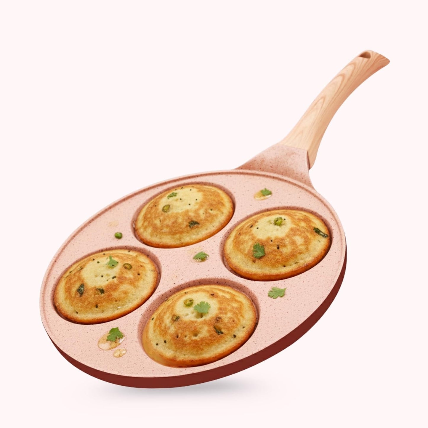 Macclite Mini Uttappam / Tikki Pancake Tawa Butter Scotch / 4 Cavity