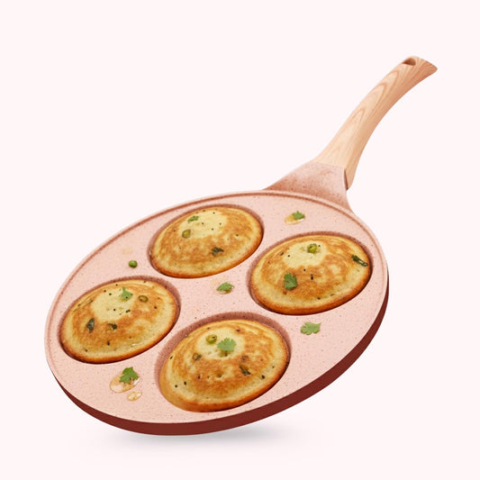 Macclite Mini Uttappam / Tikki Pancake Tawa Butter Scotch / 4 Cavity