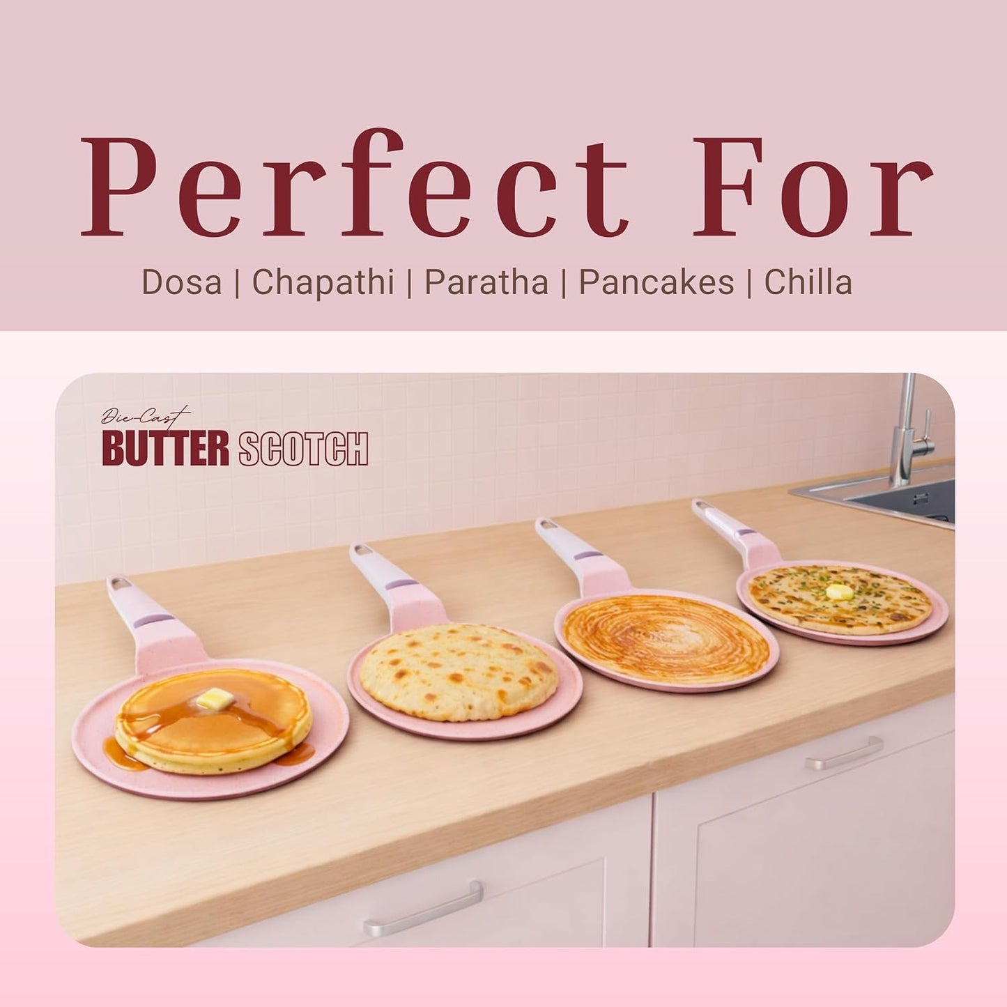 Macclite Triumph Flat Tawa Butter Scotch