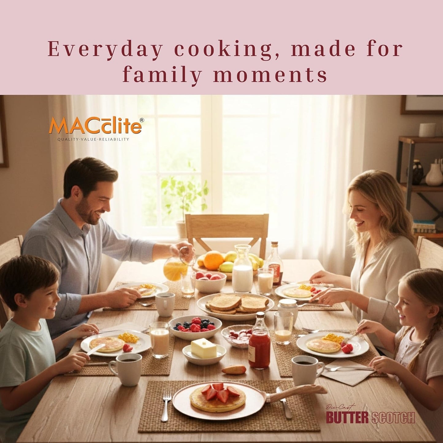 Macclite Flat Tawa Butter Scotch