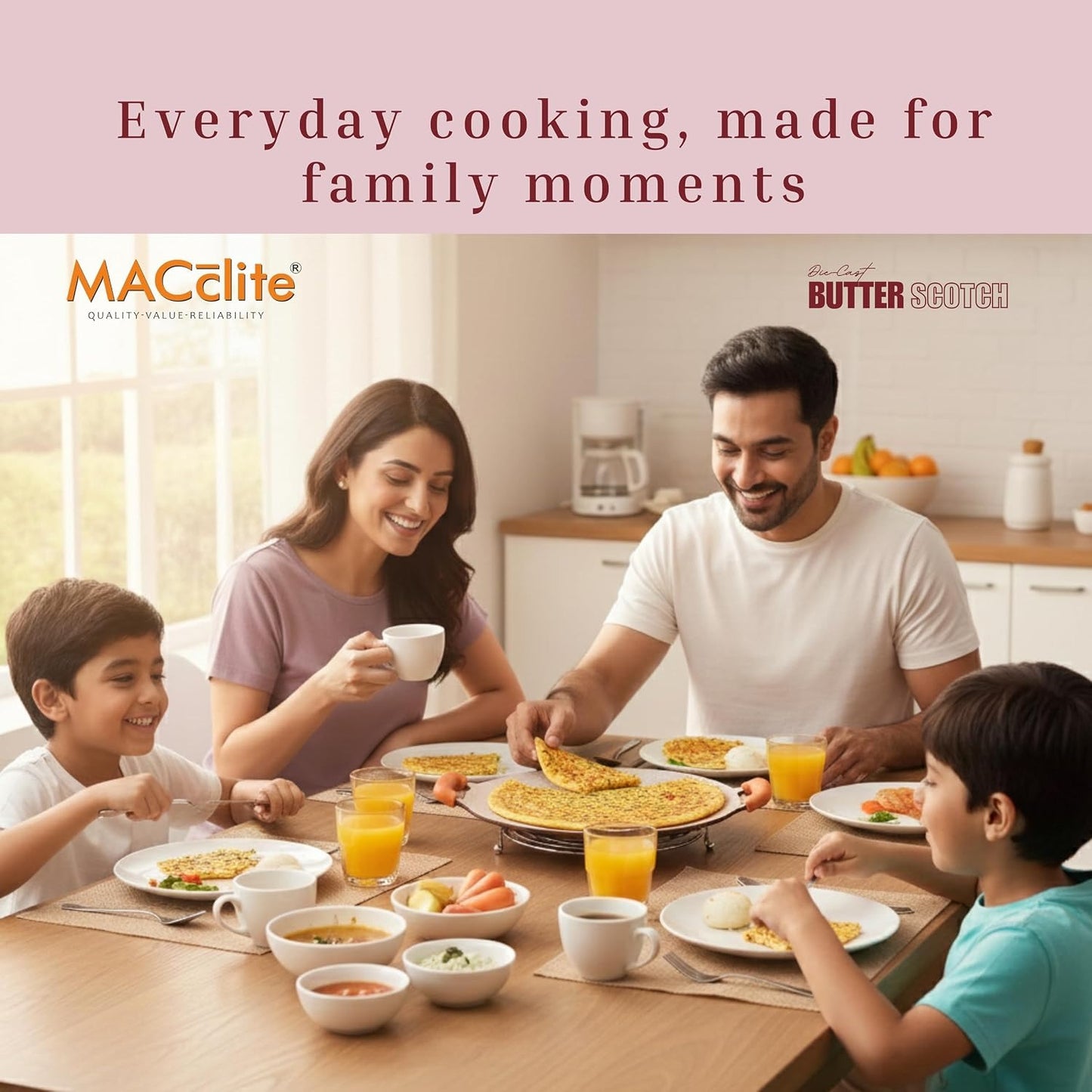 Macclite Triumph Concave Tawa Butter Scotch