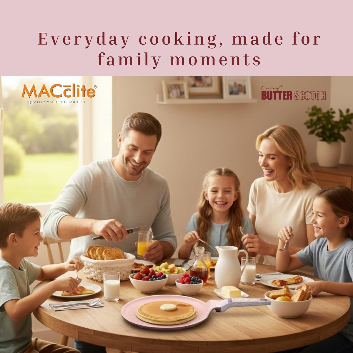 Macclite Triumph Flat Tawa Butter Scotch