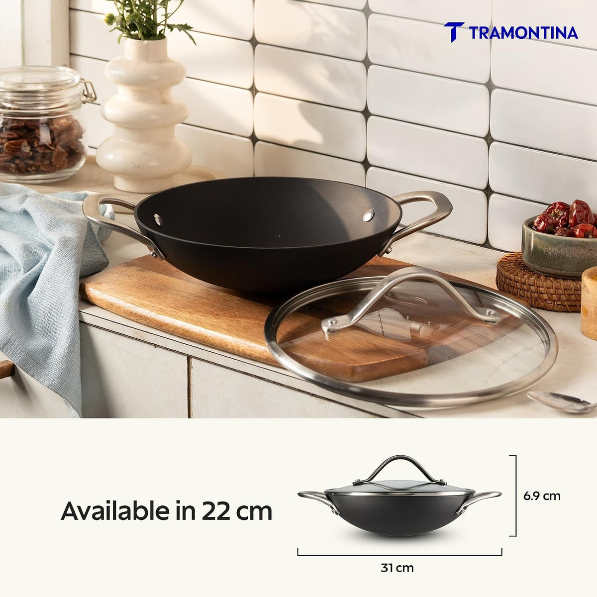 Tramontina Iron Alloy Heritage Appachetty 22 cm | Black