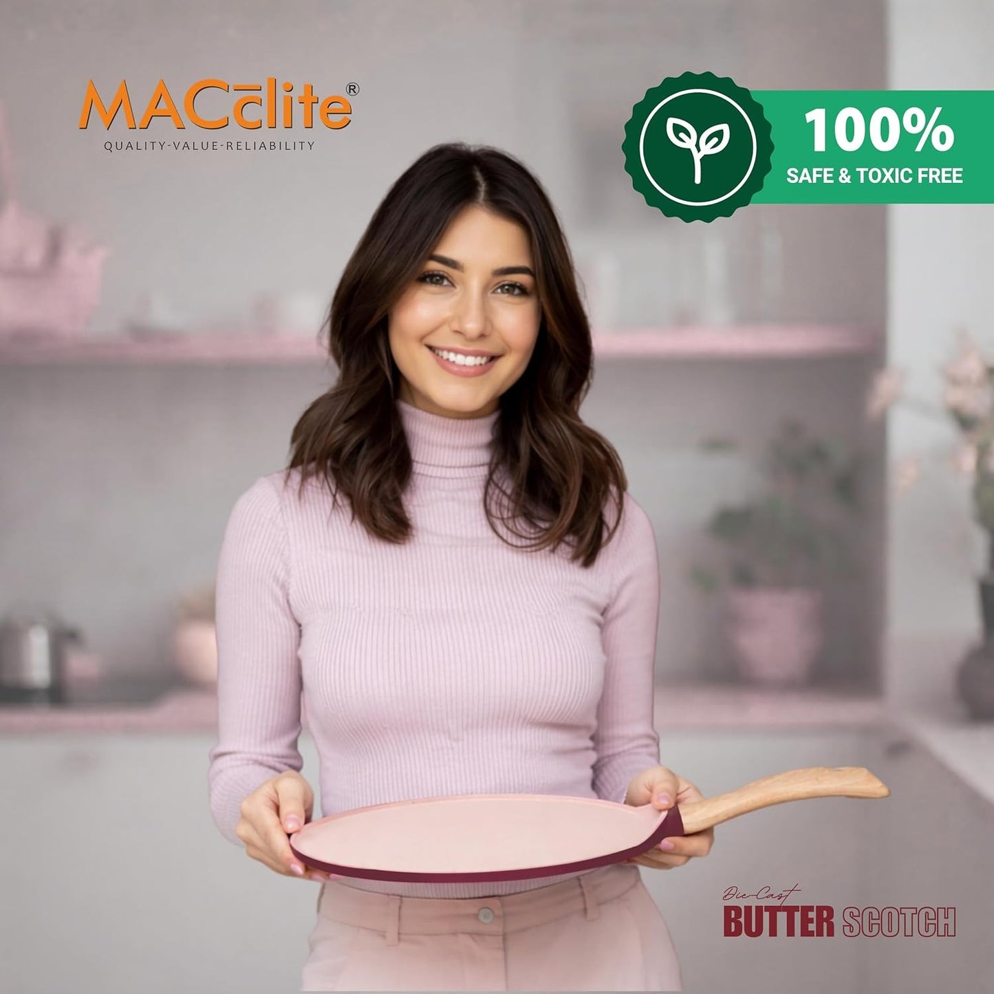 Macclite Flat Tawa Butter Scotch