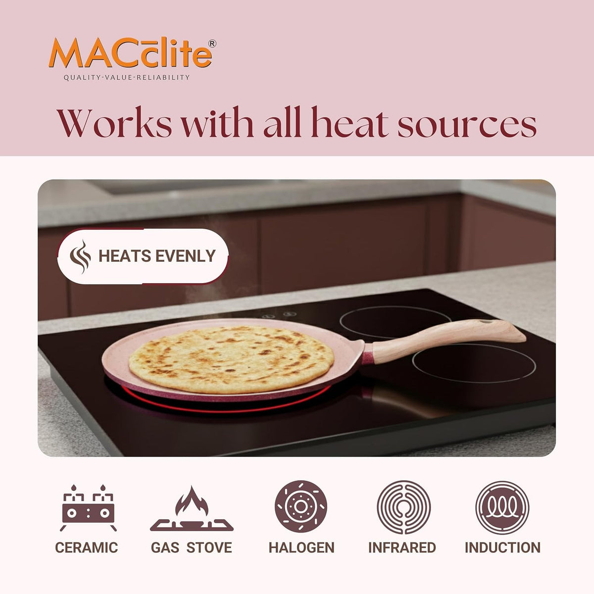 Macclite Flat Tawa Butter Scotch