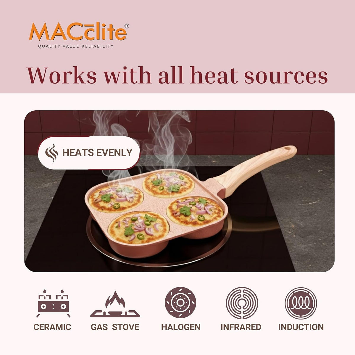 Macclite Breakfast Cutlet Pan Butter Scotch