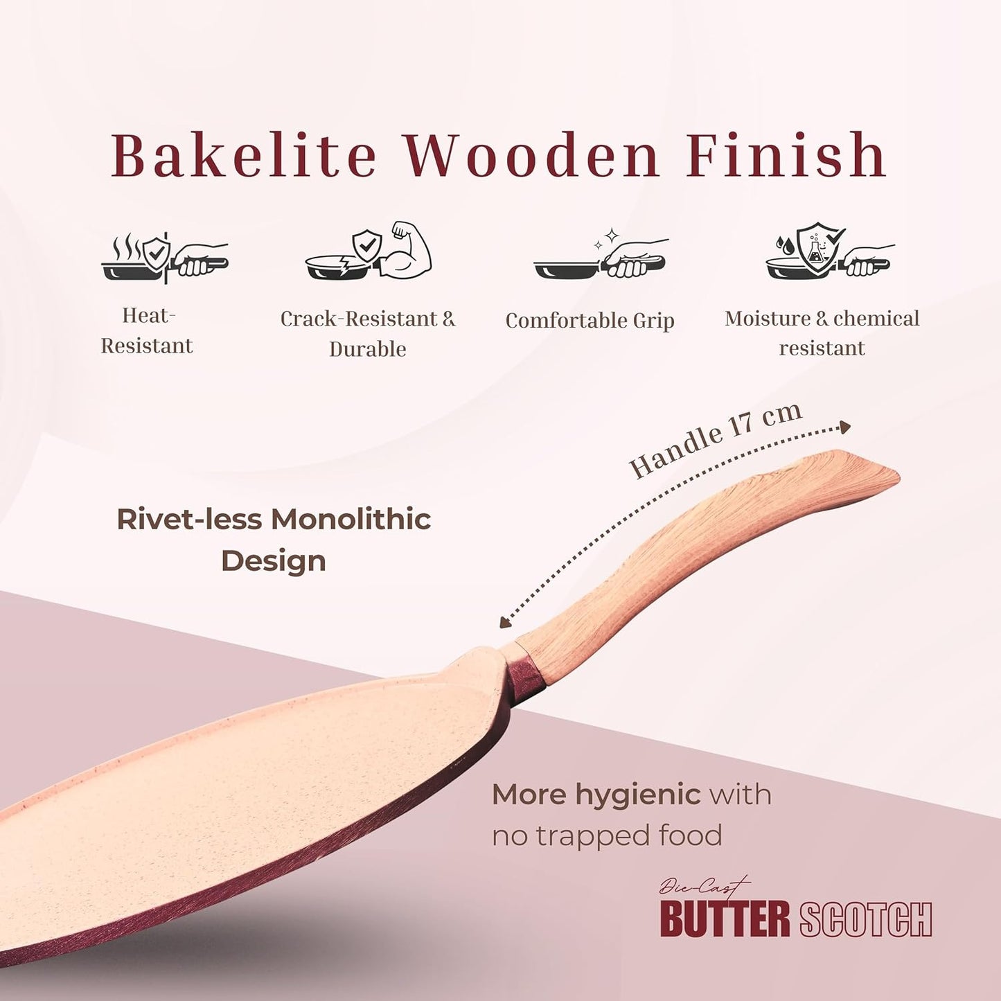 Macclite Flat Tawa Butter Scotch