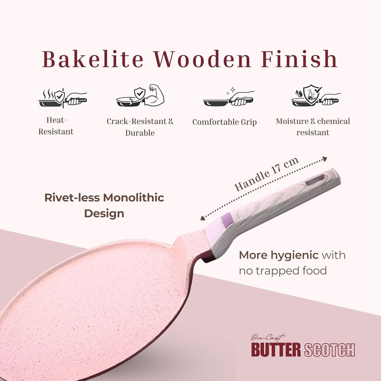 Macclite Triumph Flat Tawa Butter Scotch