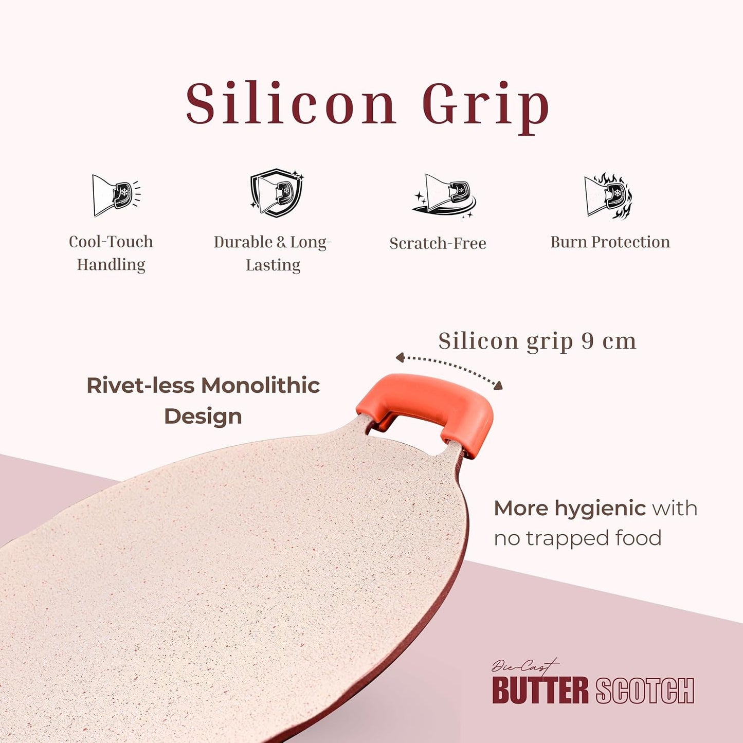 Macclite Triumph Concave Tawa Butter Scotch