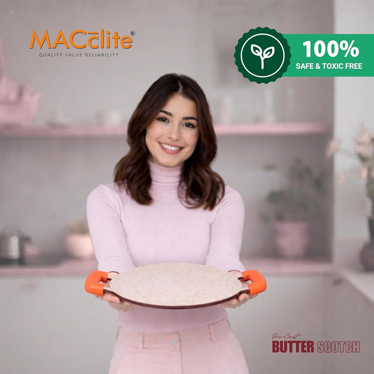 Macclite Triumph Concave Tawa Butter Scotch
