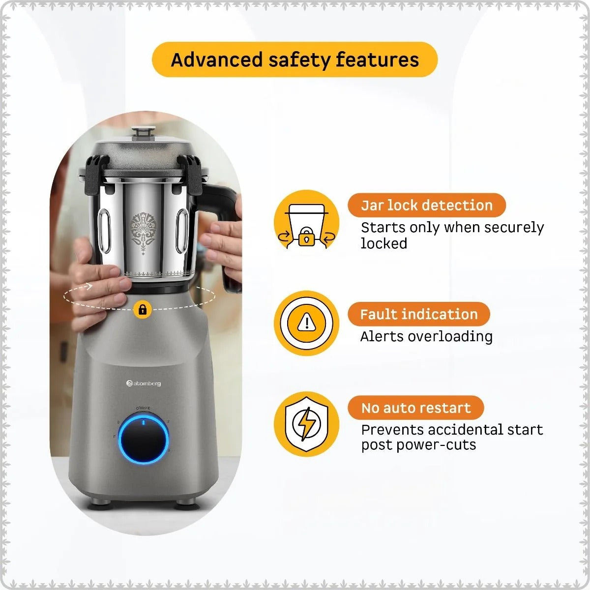 Atomberg Tavi Mixer Grinder