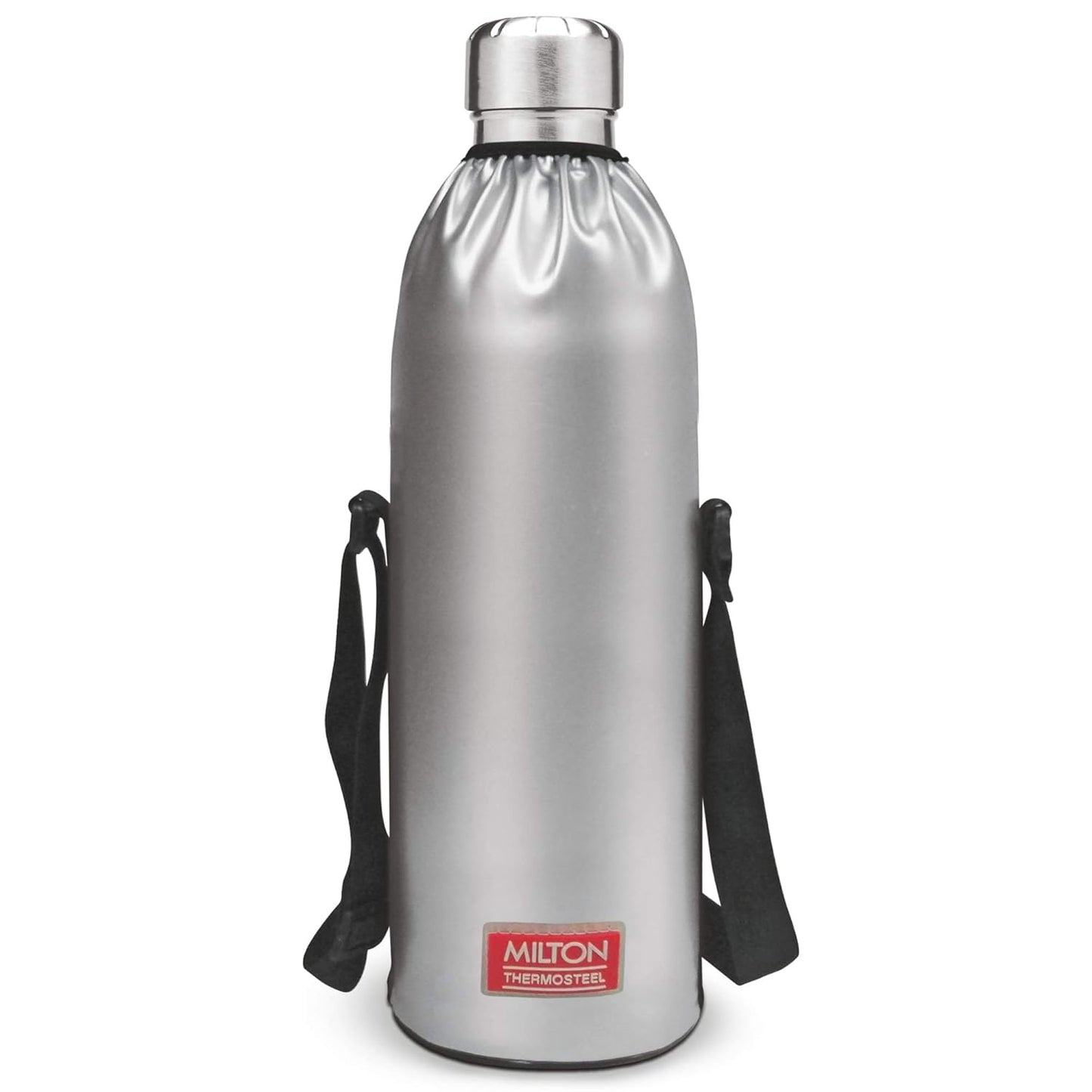 MILTON Duo DLX Thermosteel Bottle, Water Bottles, 24 Hours Hot and Cold, Easy to Carry, Easy Grip, Rust Proof, Tea, Coffee, Office, Travel Bottle, Silver