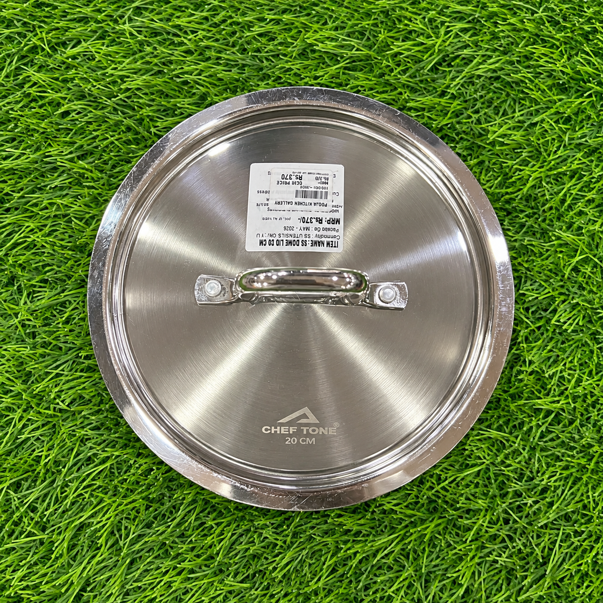 Chef Tone SS Dome Lid With SS Wire Knob Regular Series