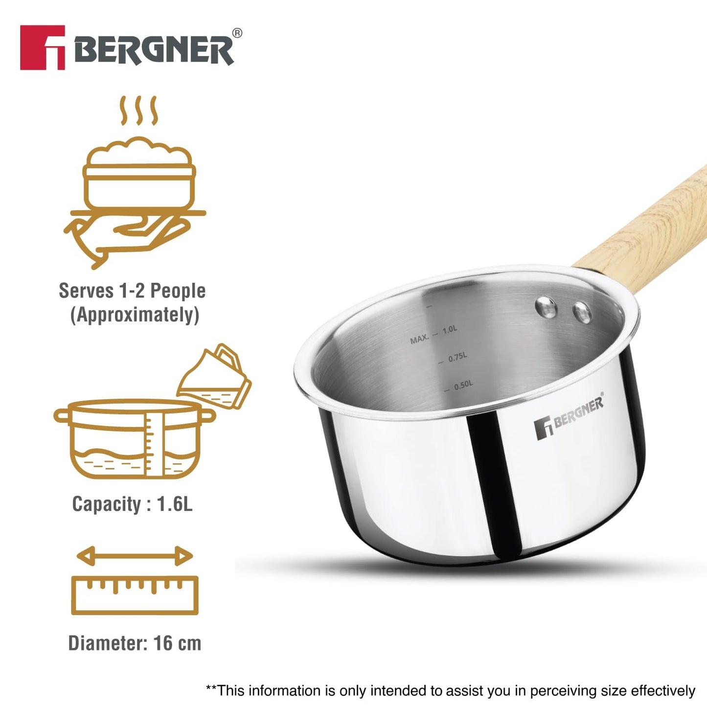 Berger TRI-Oak Saucepan