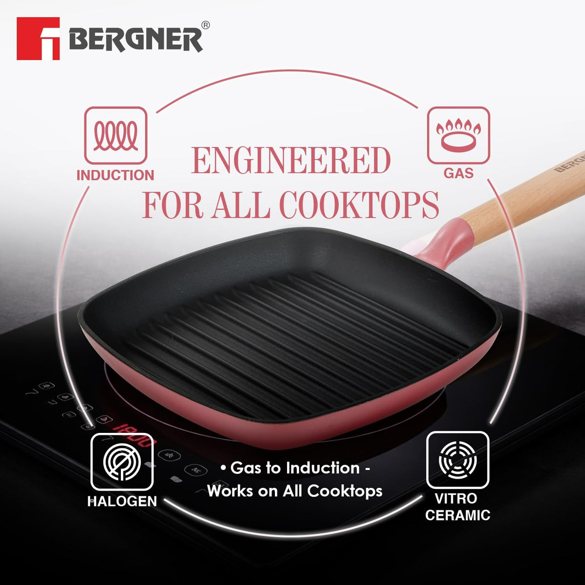 Berger Excalibur Square Grill Pan