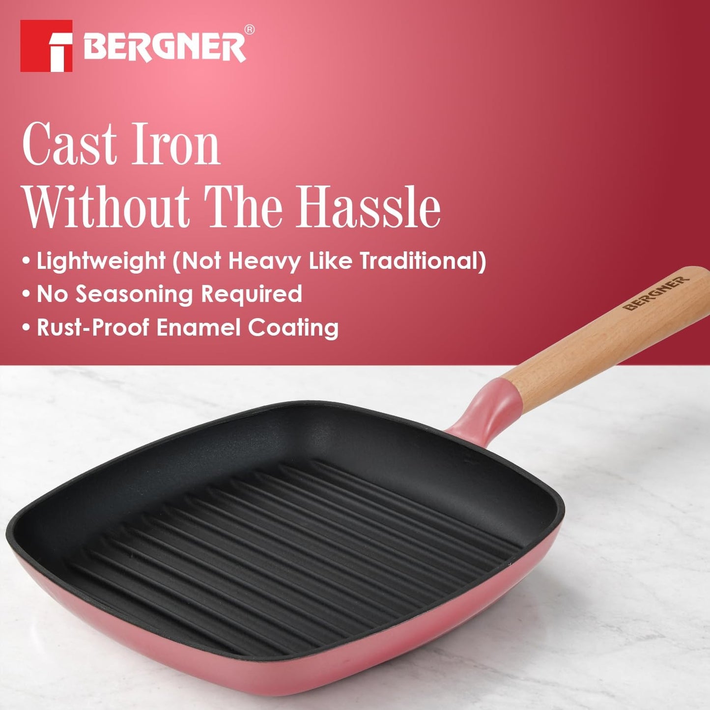 Berger Excalibur Square Grill Pan