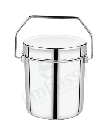 Embassy Stainless steel Ghee/Oil/Milk Barni / Milk Pot (TVT)
