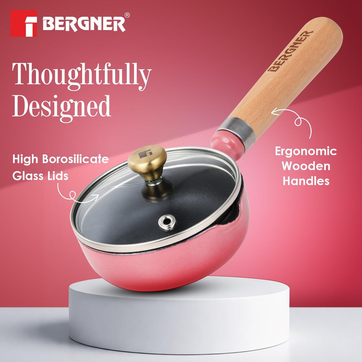 Berger Excalibur Tadka Pan with Lid