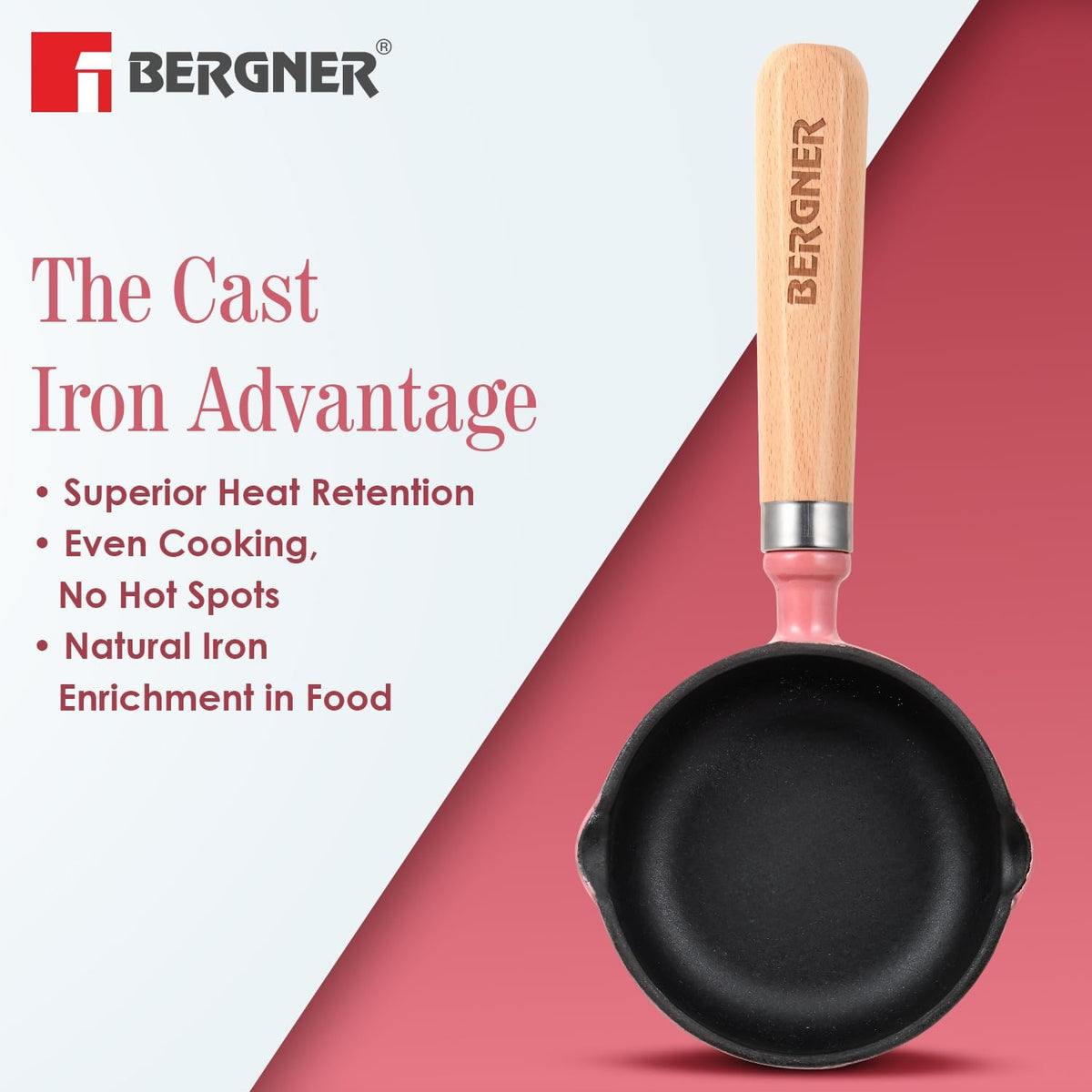 Berger Excalibur Tadka Pan with Lid