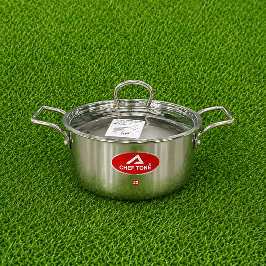 Chef Tone Triply Casserole With SS Wire Handle Regular Series