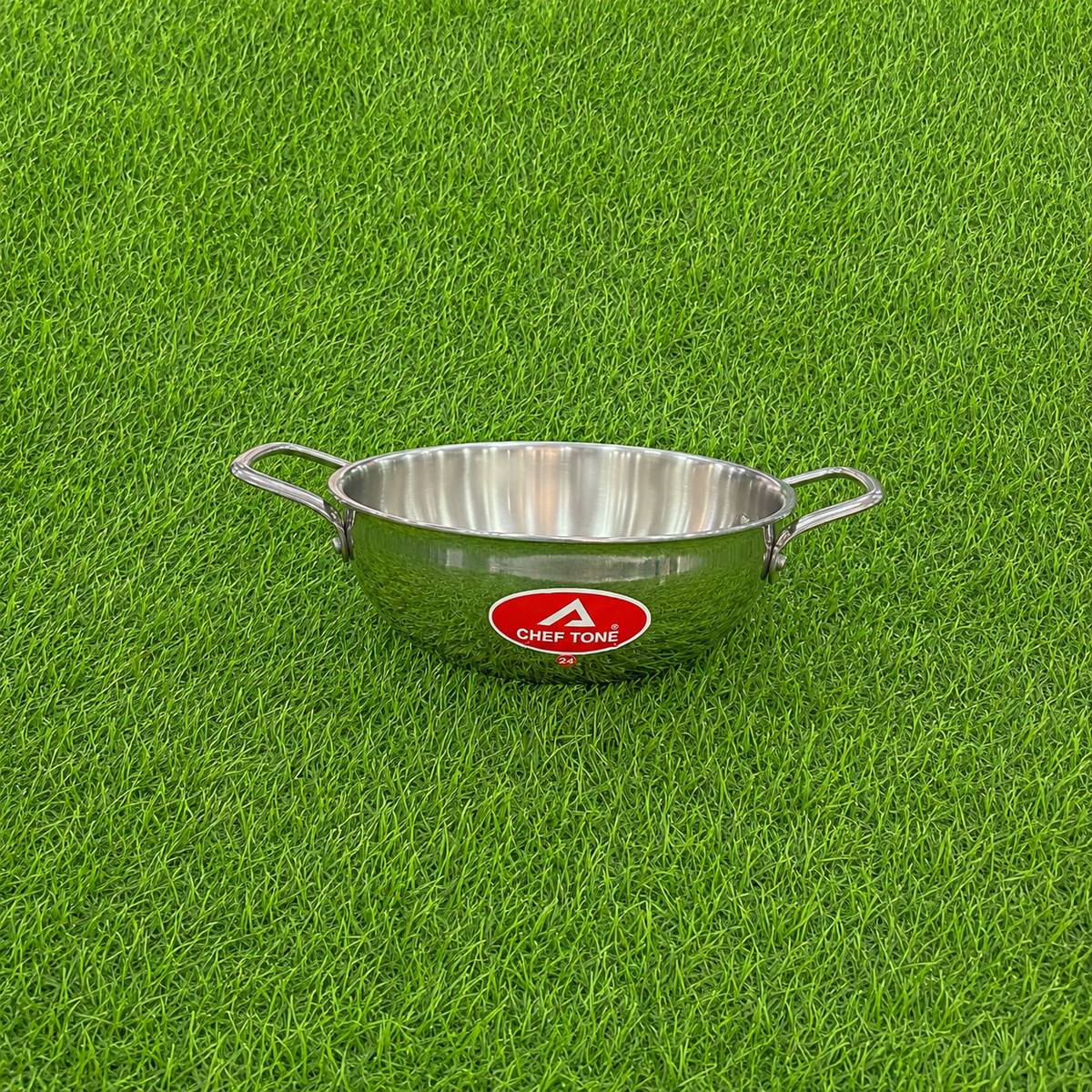 Chef Tone Triply Deep Kadhai With SS Wire Handle Regular Series
