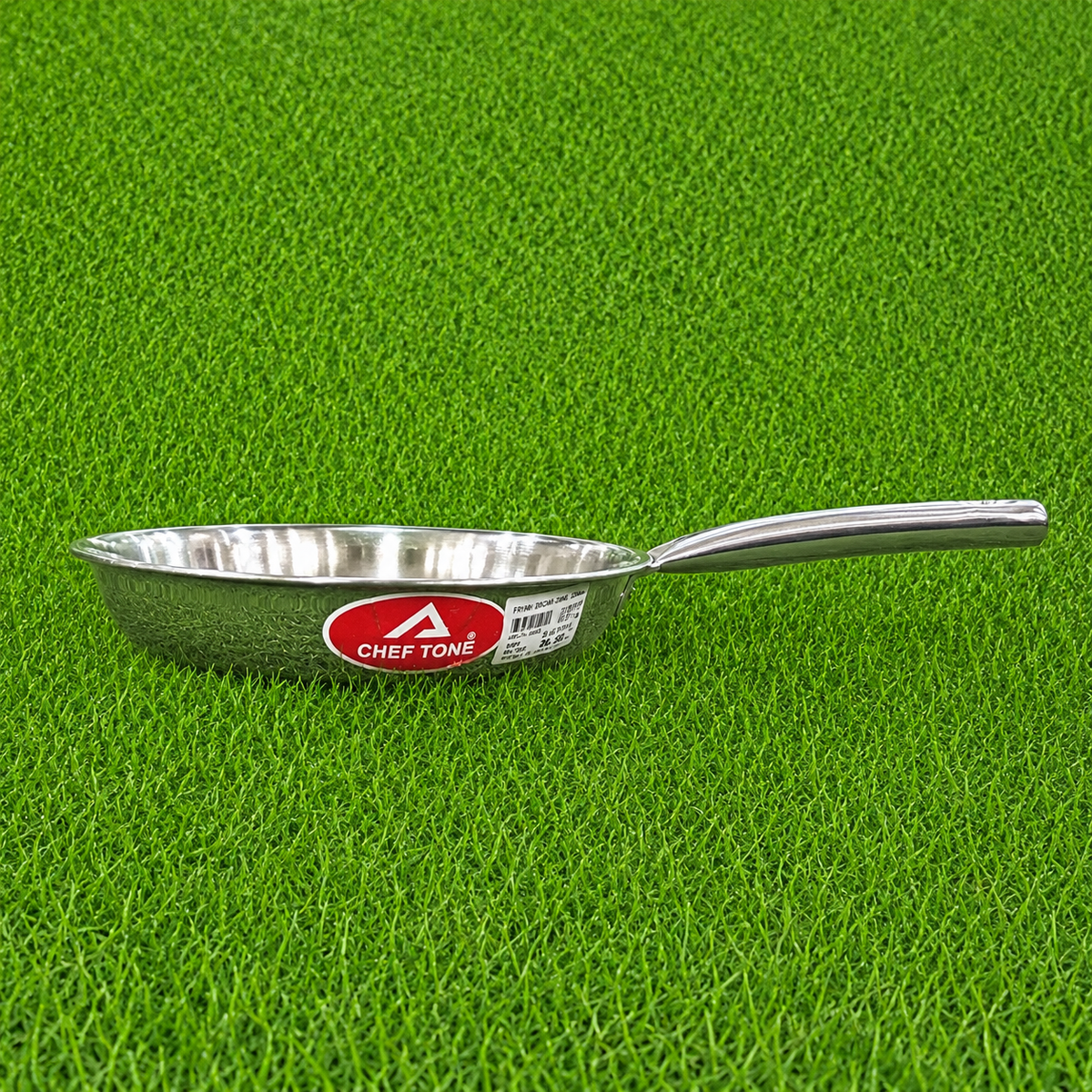 Chef Tone Triply Frypan With SS Pipe Handle Regular Series