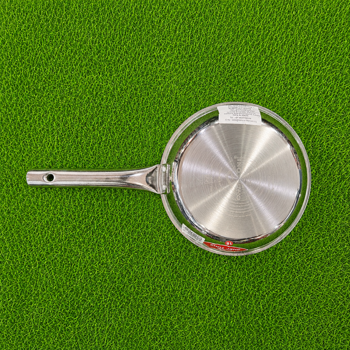 Chef Tone Triply Frypan With SS Pipe Handle Regular Series