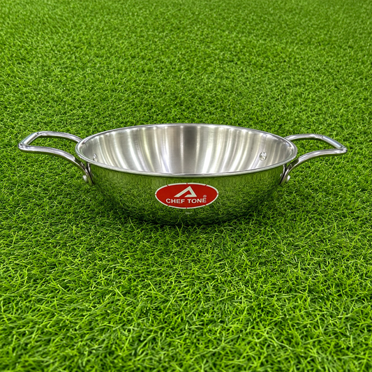 Chef Tone Triply Kadhai With SS Wire Handle Regular Series