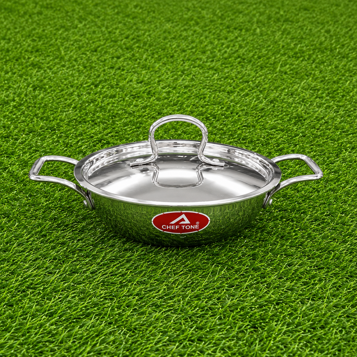 Chef Tone Triply Kadhai With SS Wire Handle Regular Series